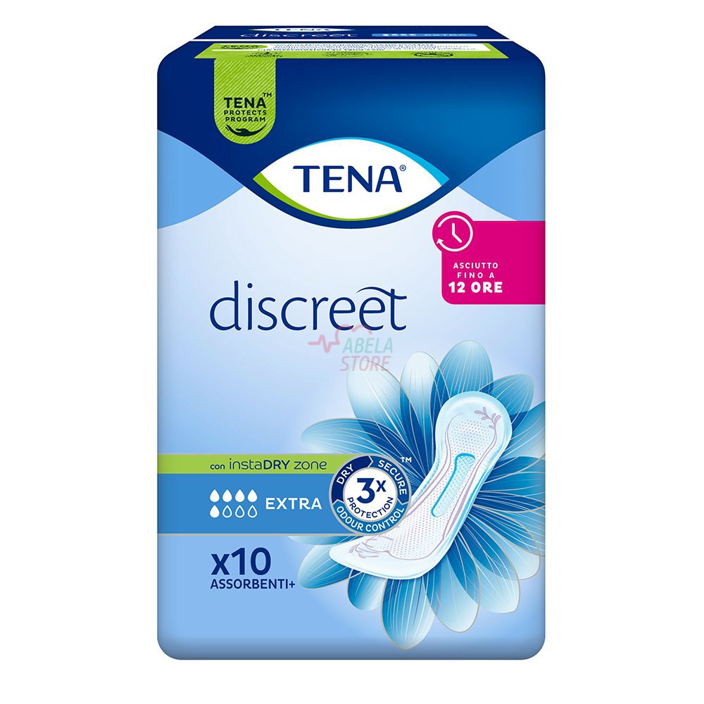 TENA Discreet Extra  assorbenti per incontinenza moderata 10 Pezzi