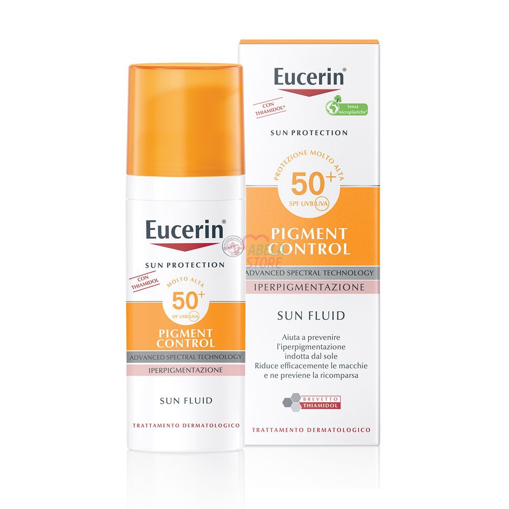 Eucerin Sun Fluid Pigment Control SPF 50  Formato da 50 ml