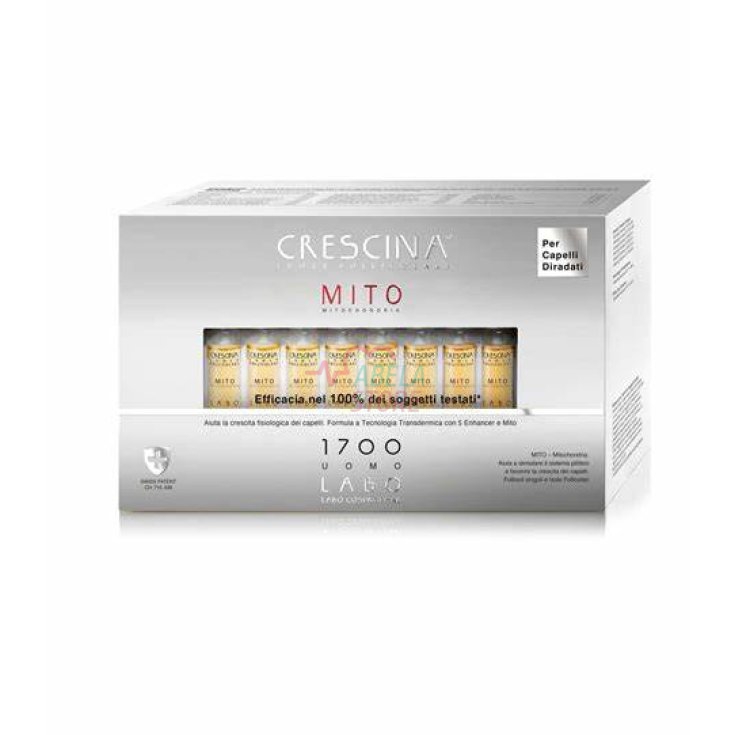 LABO Crescina  Mito 1700 Uomo 20 Fiale Ri Crescita Isole Follicolari