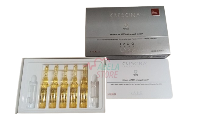 Crescina Isole Follicolari Neo Mito 1900 Uomo 5 Fiale Edizione Limitata