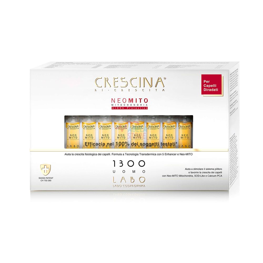 Crescina Ri Crescita Neo Mito 1300 Uomo 20 Fiale