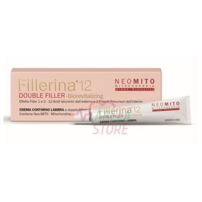 Fillerina 12 Double Filler Neo Mito Biorevitalizing Crema Contorno Labbra Grado