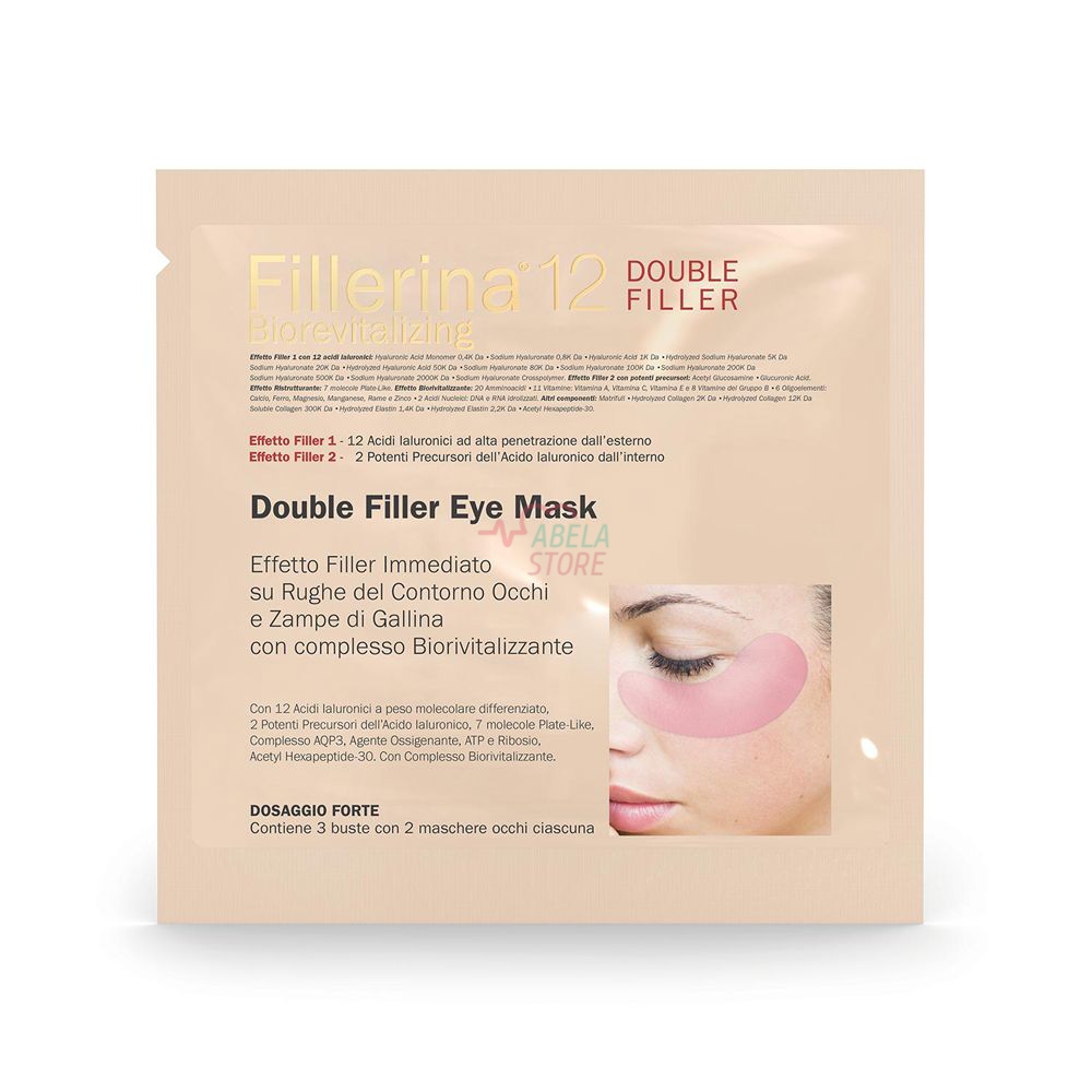 Fillerina 12 Biorevitalizing Double Filler Maschera Occhi Dosaggio Forte