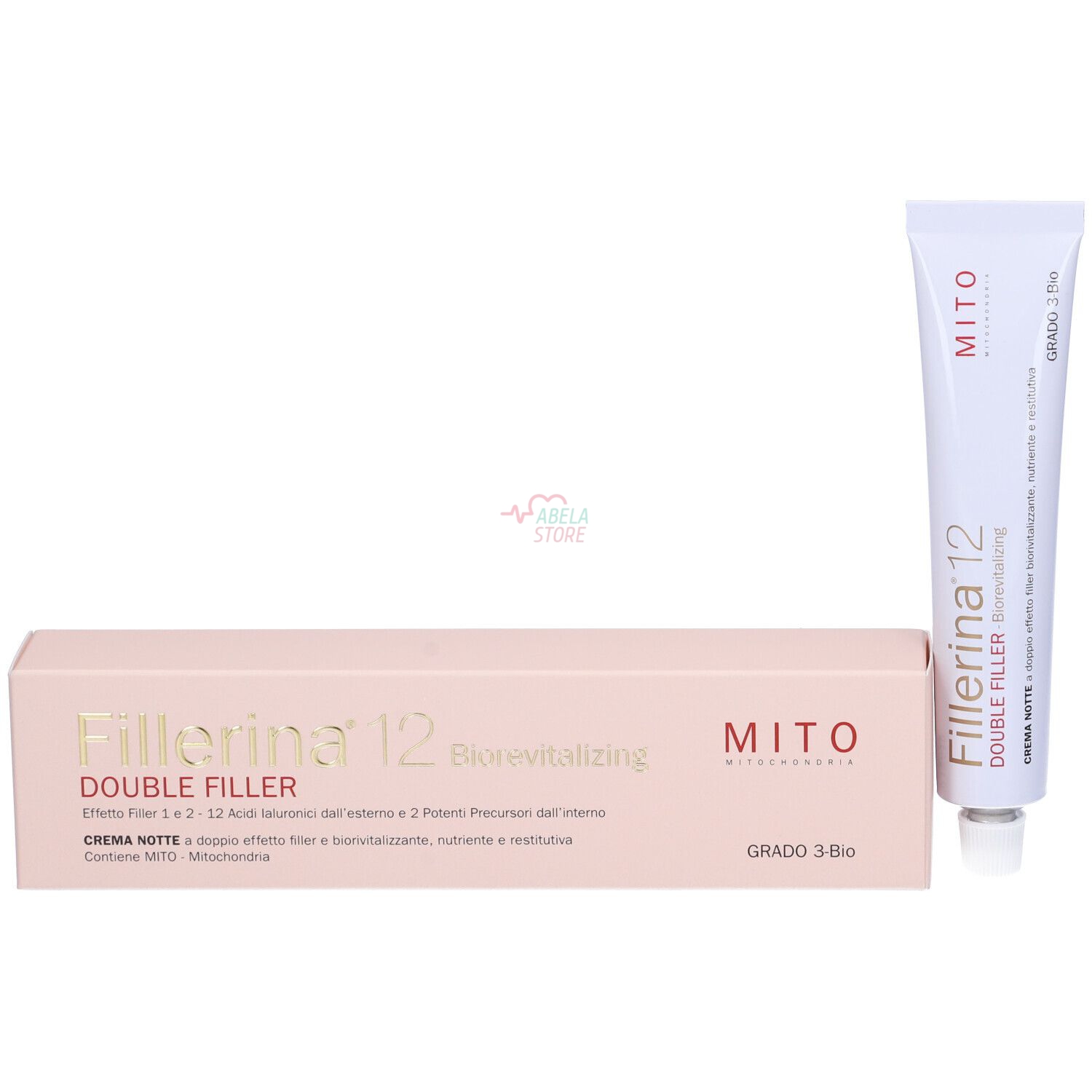 Fillerina 12 Biorevitalizing Double Filler Crema Notte Grado 3