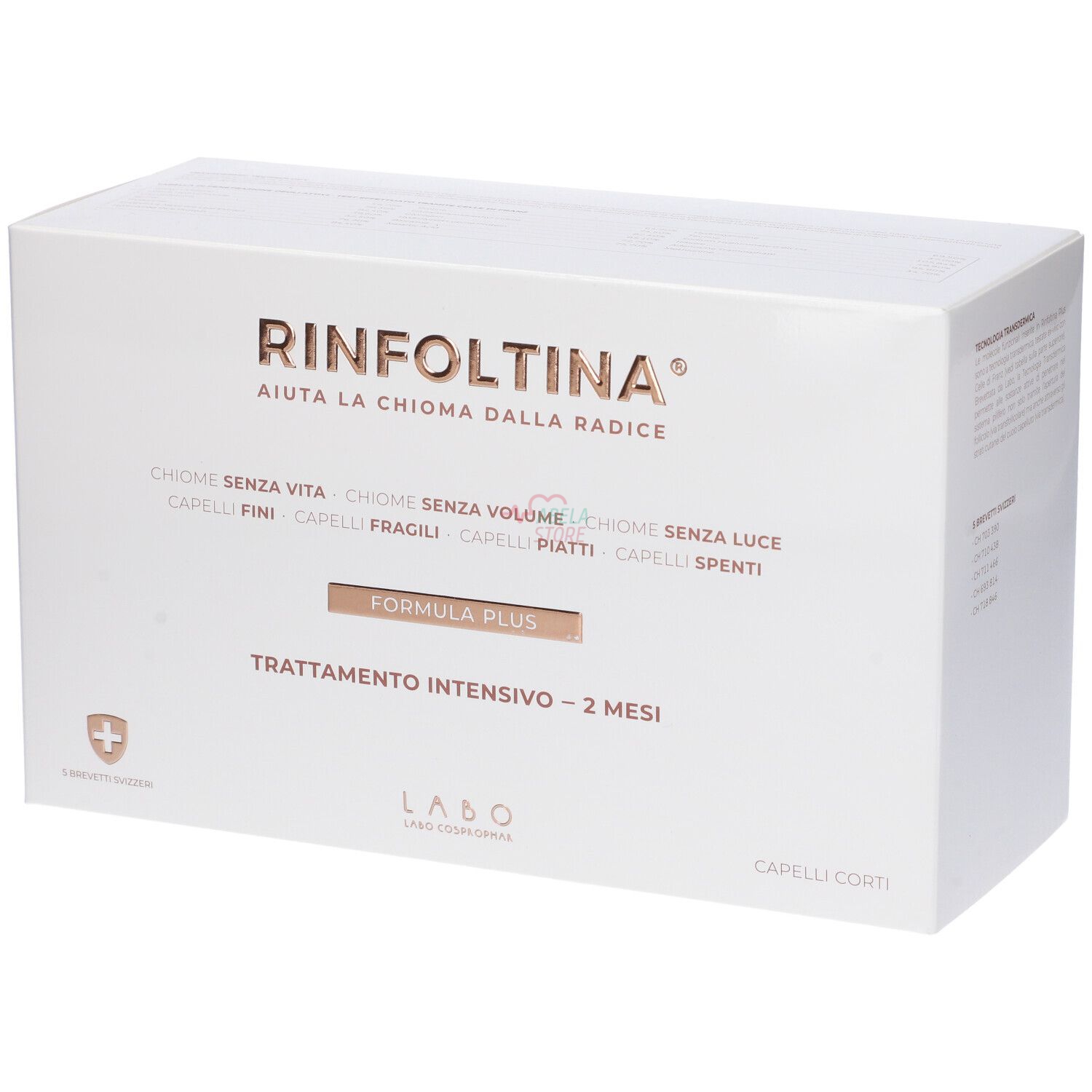 LABO Rinfoltina Plus Trattamento Intensivo Capelli Corti 40 Fiale