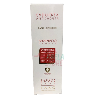 Cadu Crex Rapid Intensive Shampoo caduta grave Uomo 150 ml